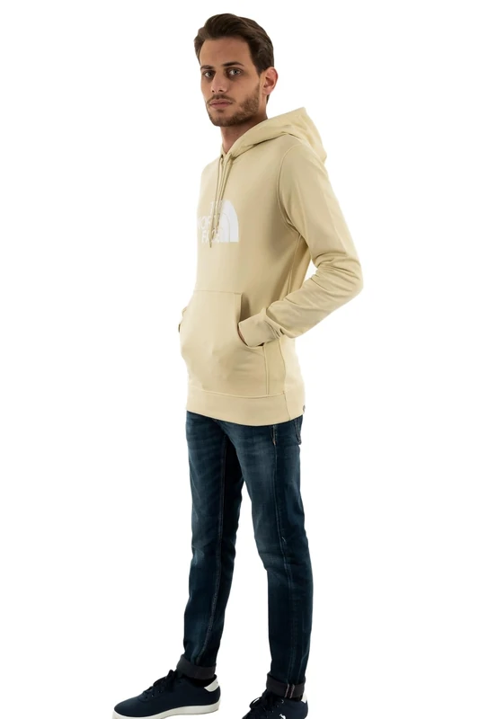 The North Face Drew Peak Hooded Sweatshirt Gravel/Tnf White XS