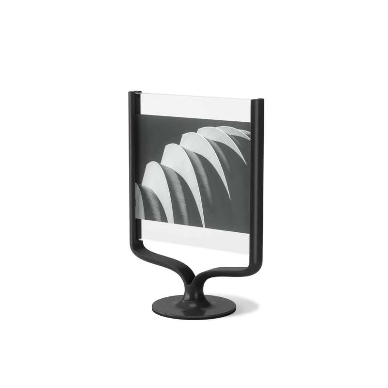 Umbra Wishbone Tabletop Picture Frame Pedestal, Black