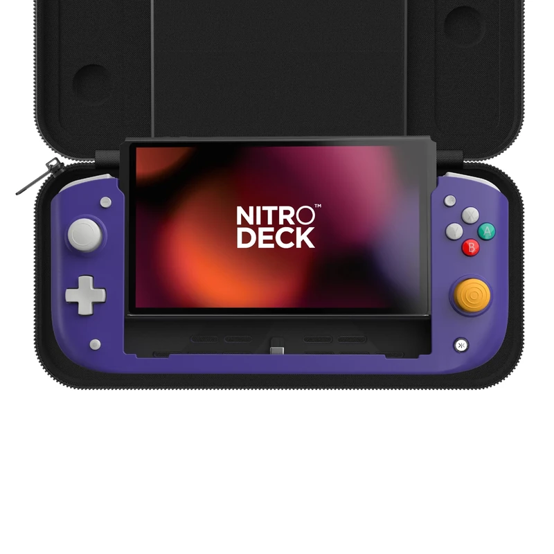 CRKD Nitro Deck Limited Edition (Retro Purple) For Nintendo Switch & Switch OLED