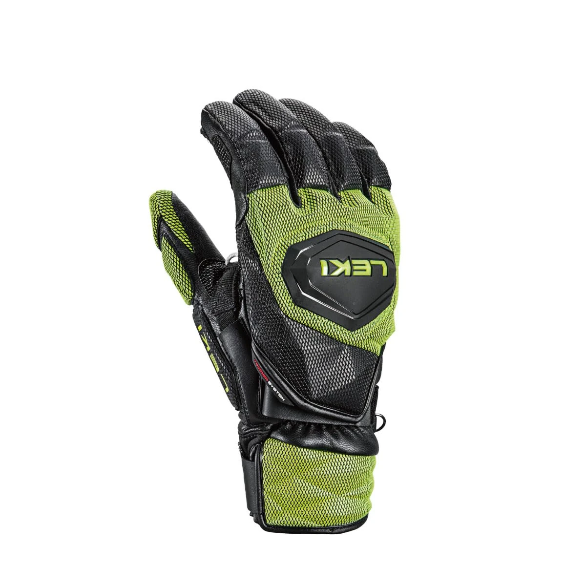 LEKI WCR Venom GS 3D Black-Ice Lemon 8.5