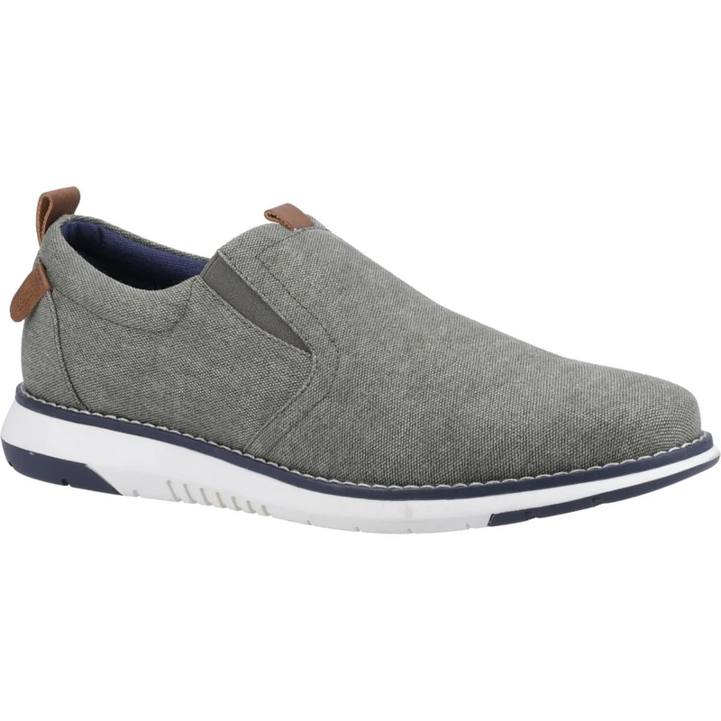 Hush Puppies Male Benny Slip On Shoe, Khaki, 8