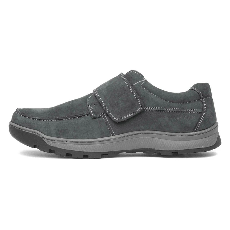 Hush Puppies Male Casper Touch Fastening Shoes, Navy, 13