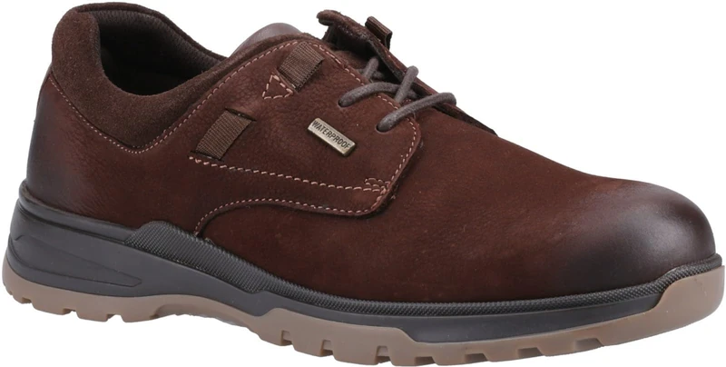 Hush Puppies Male Pele Shoe, Brown, 7