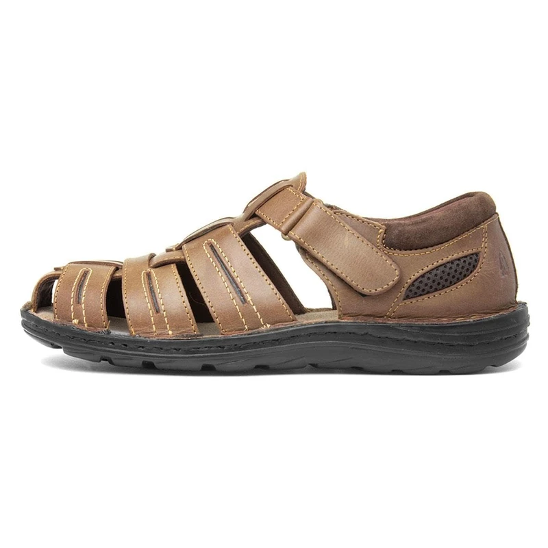Hush Puppies Male Albert Fisherman Sandal, Tan, 10