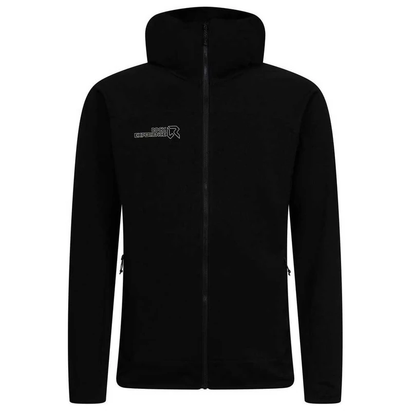 Rock Experience REMC02771-0208 DIADEM 2.0 HOODIE FZ MAN FLEECE Sweatshirt Men's CAVIAR L