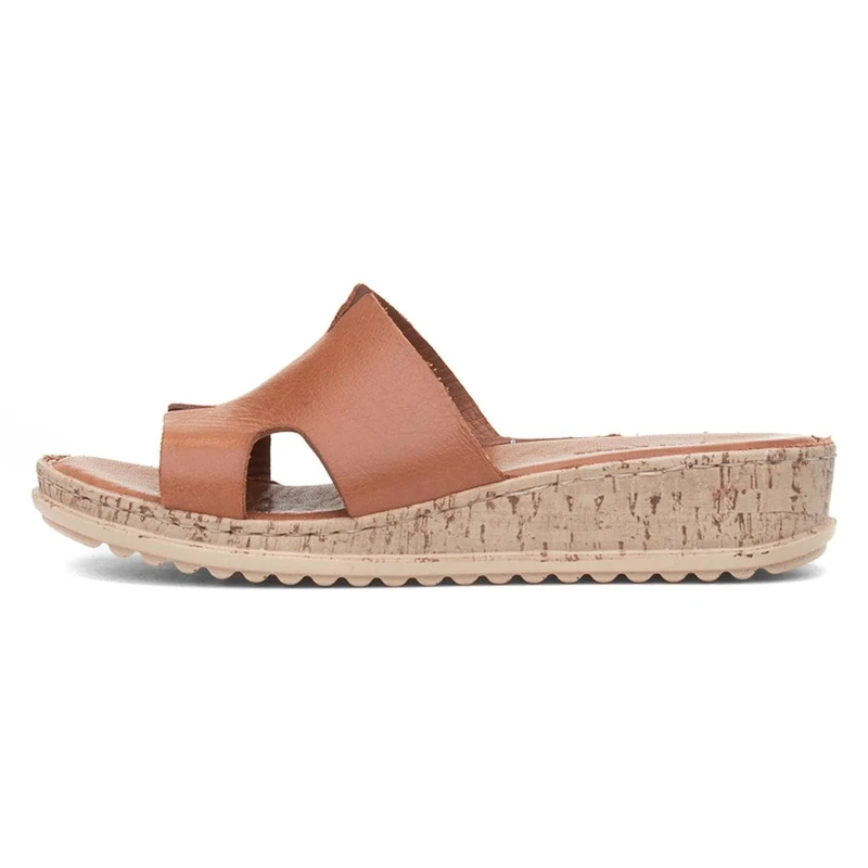 Hush Puppies Female Eloise Mule Sandal, Tan, 5