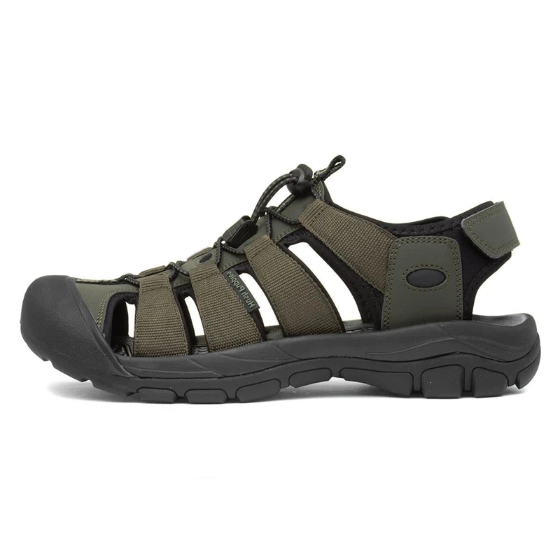 Hush Puppies Male Peru Sandal, Khaki, 10 - Image 1