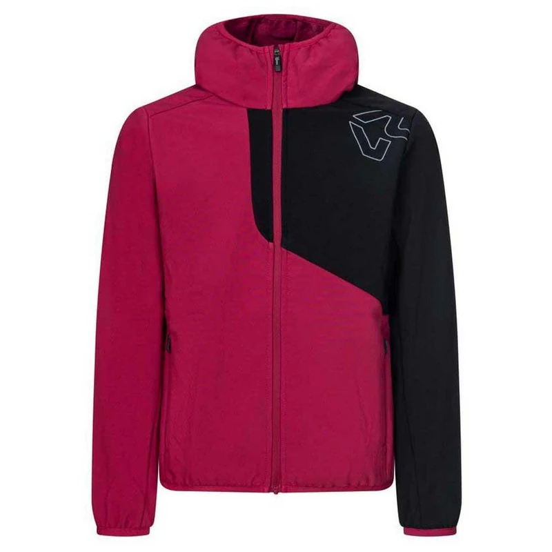 Rock Experience REJJ01251-C816 OLD CROW SOFTSHELL JUNIOR JACKET Jacket Unisex 2000 CHERRIES JUBILEE+0208 CAVIAR 8/128