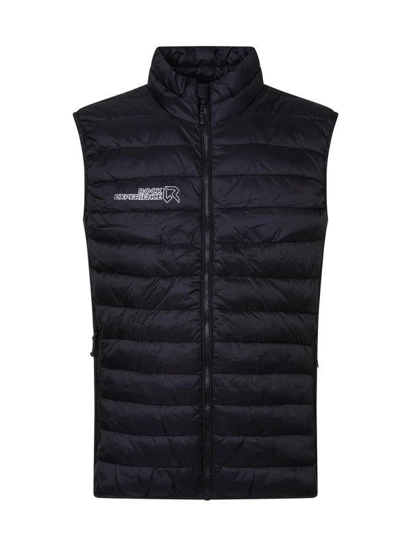 Rock Experience REMV01451-0208 FORTUNE HYBRID MAN VEST Jacket Men's CAVIAR 3XL