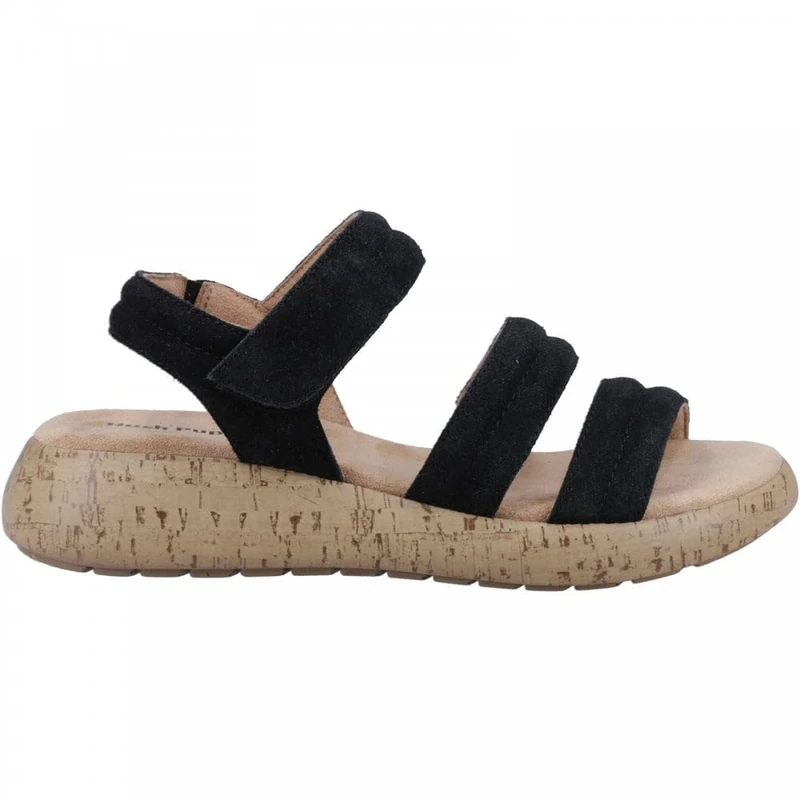 Hush Puppies Female Skye Sandal, Black, 4