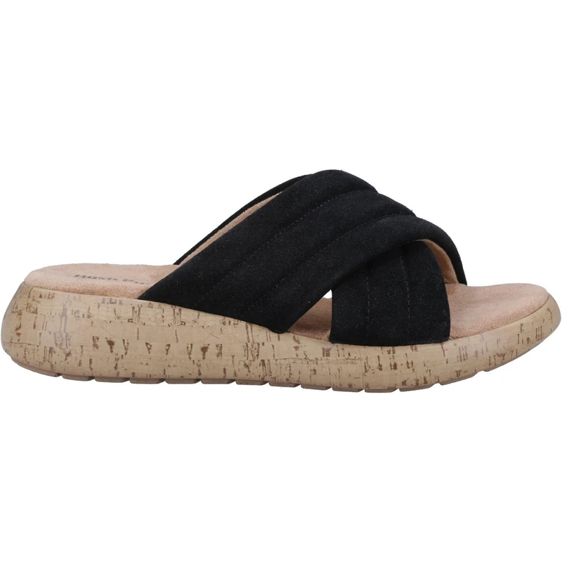 Hush Puppies Female Sarah Slide, Black, 8