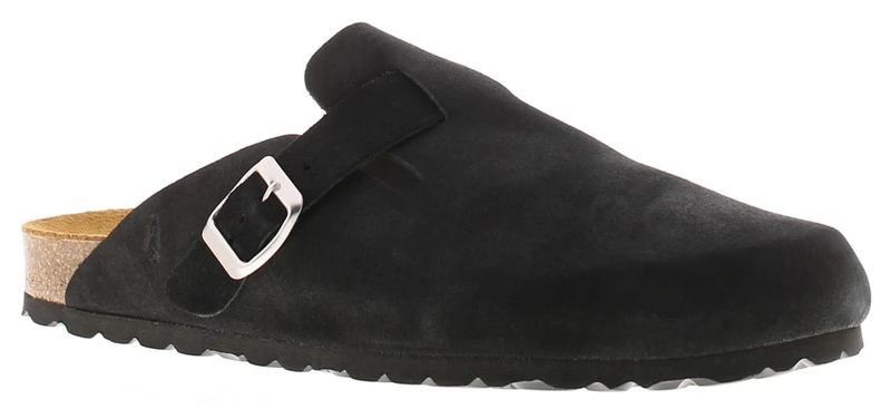 Hush Puppies Female Bailey Closed Toe Mule, Black, 5