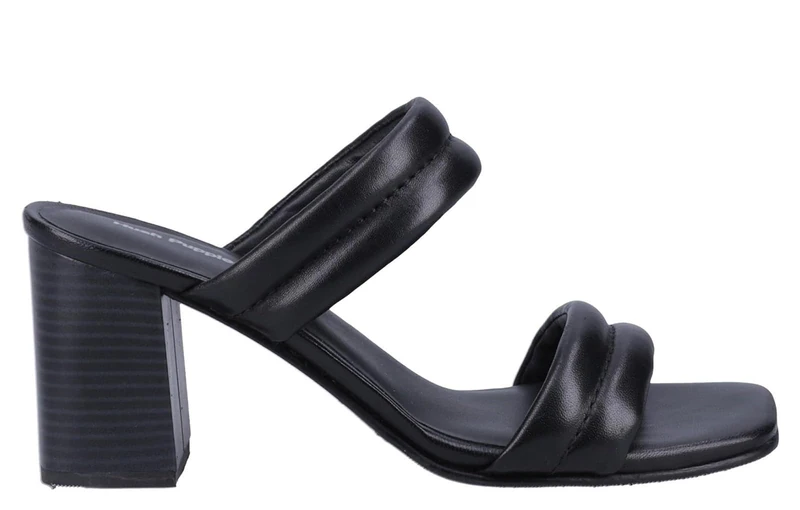 Hush Puppies Female Katie Heeled Sandal, Black, 7