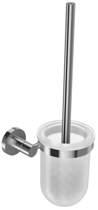 Jacob Delafon Round Wall Toilet Brush Holder, Brilliant Chrome, Estándar