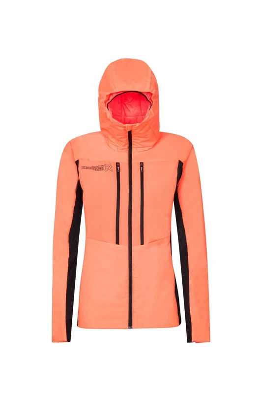 Rock Experience REWJ06681-Z431 ELIM PADDED WOMAN JACKET Jacket Women's 2151 FIERY CORAL+0208 CAVIAR S