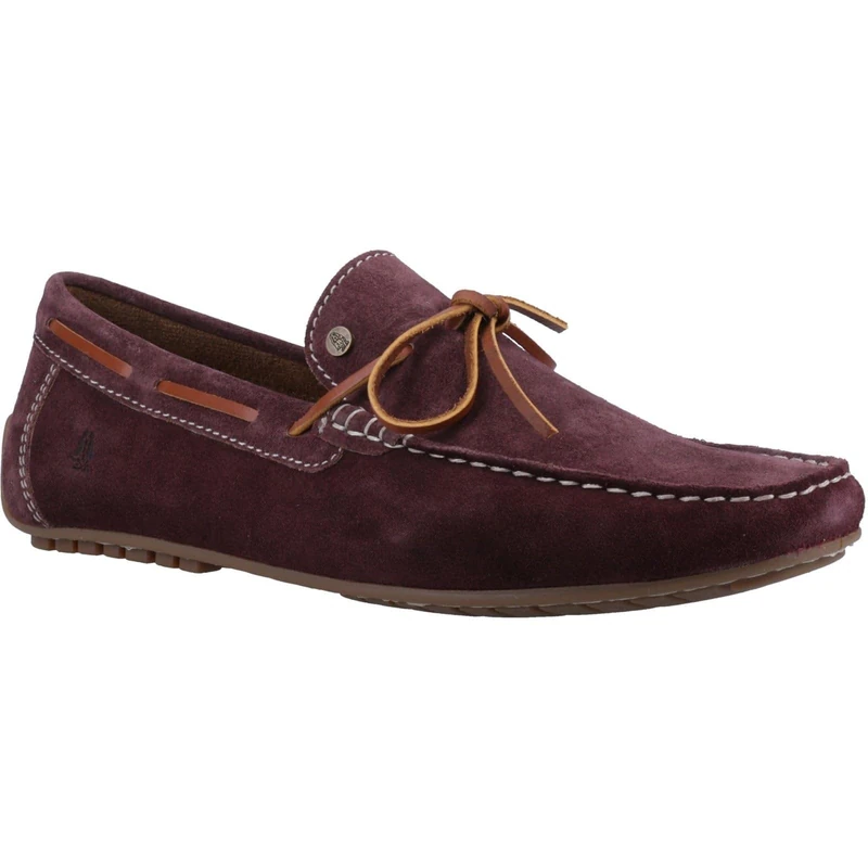 Hush Puppies Male Reuben Boat Shoe, Bordeaux, 10