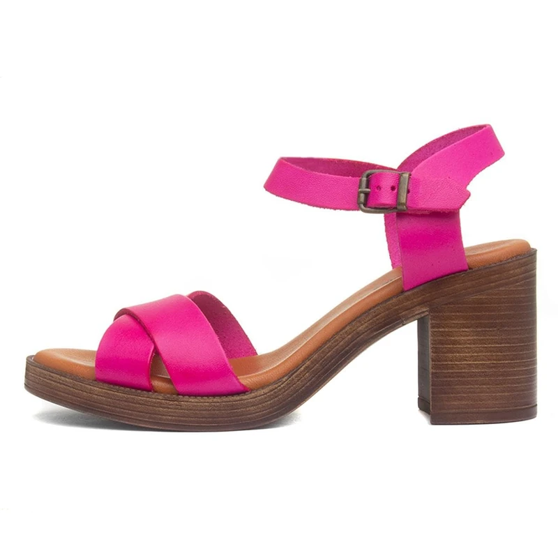 Hush Puppies Female Georgia Sandal, Pink, 4