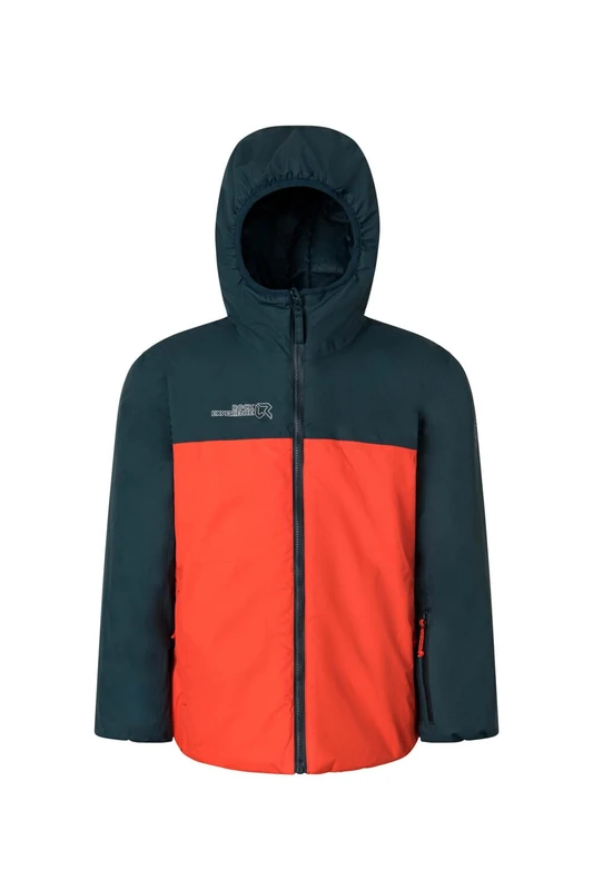 Rock Experience REJJ01231-C786 HELIX PADDED JUNIOR JACKET Jacket Unisex 1556 REFLECTING POND+0740 CHERRY TOMATO 8/128 - Image 1