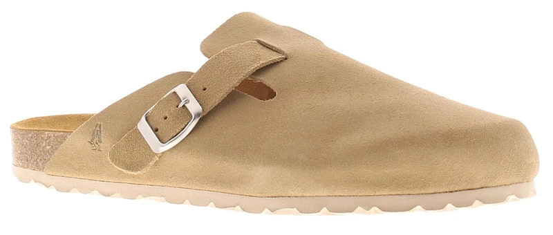 Hush Puppies Female Bailey Closed Toe Mule, Taupe, 3