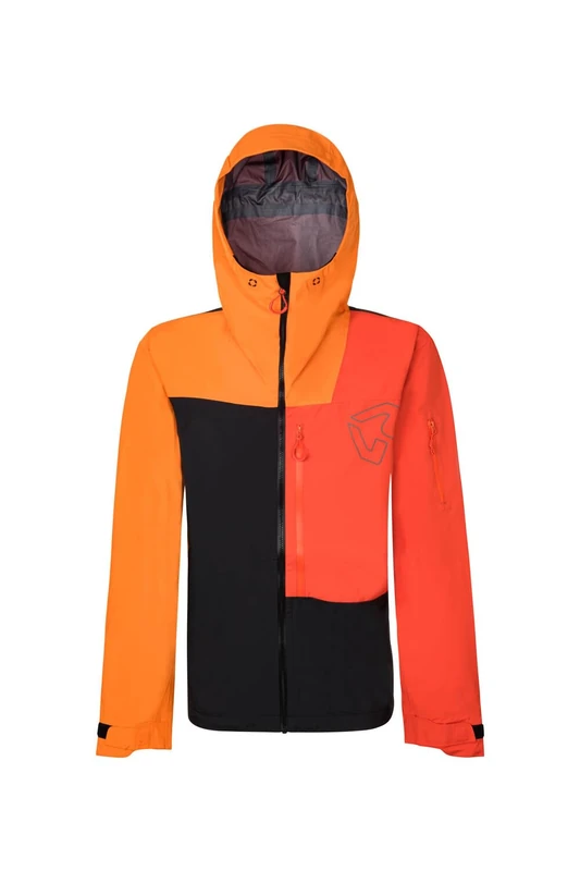 Rock Experience REMJ10181-W969 ALASKA MAN JACKET Jacket Men's 0208 CAVIAR+0615 PERSIMMON ORG+0740 CHERRY TOM L - Image 1