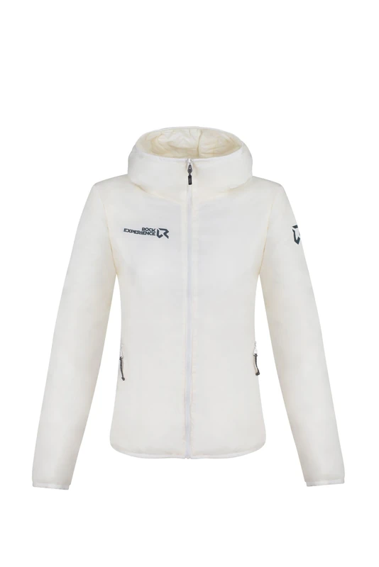 Rock Experience REWJ05731-0006 GOLDEN GATE HOODIE PADDED WOMAN JACKET Jacket Women's MARSHMALLOW XXL