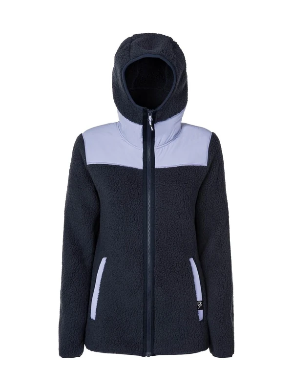 Rock Experience REWC02741-C809 SAVOONGA HOODIE FZ WOMAN FLEECE Sweatshirt Women's 1330 BLUE NIGHTS+2268 BABY LAVANDER L