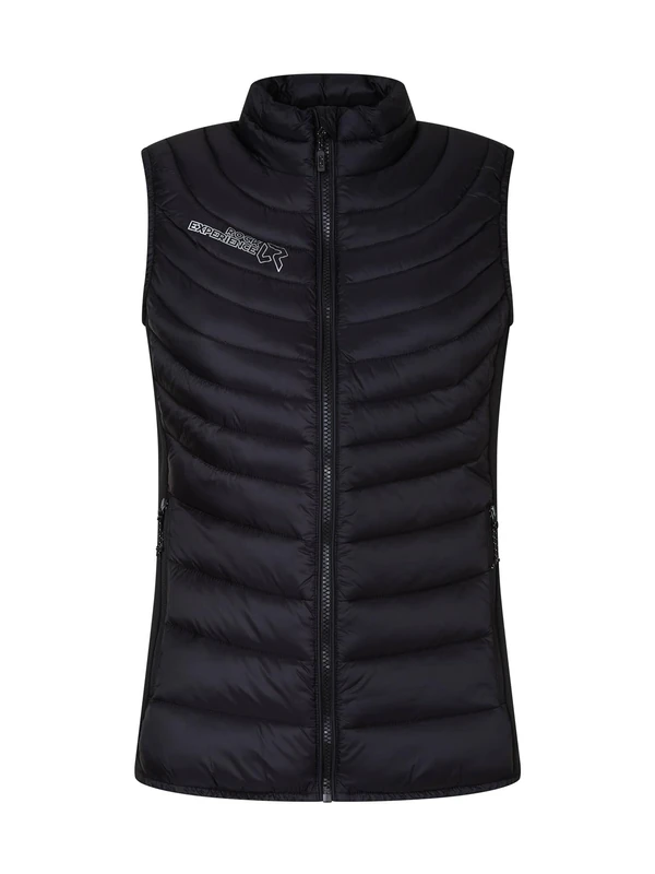 Rock Experience REWV00751-0208 FORTUNE HYBRID WOMAN VEST Jacket Women's CAVIAR XS