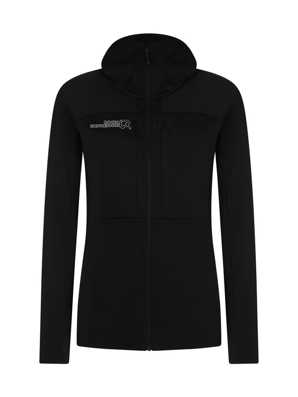 Rock Experience REWC02611-0208 TELLER HOODIE WOMAN FLEECE Sweatshirt Women's CAVIAR XS