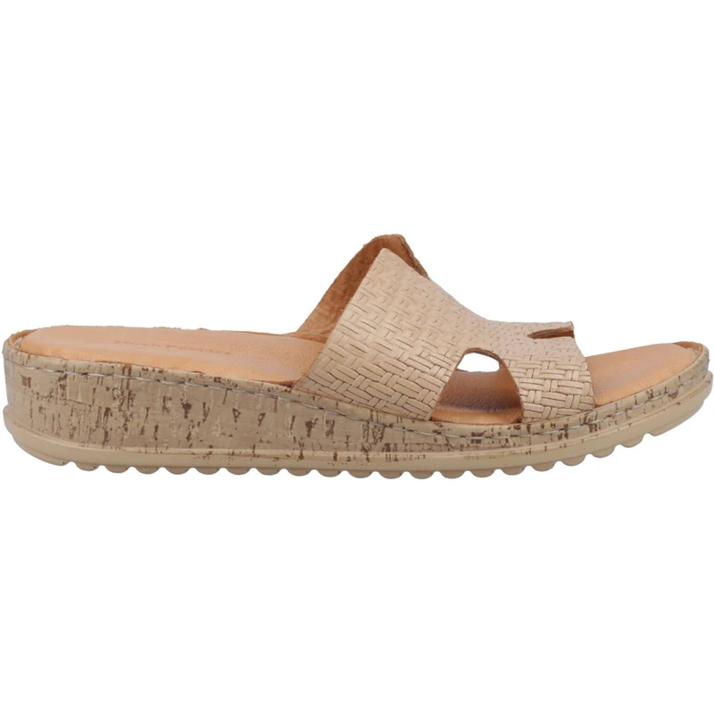 Hush Puppies Female Eloise Mule Sandal, Taupe, 6