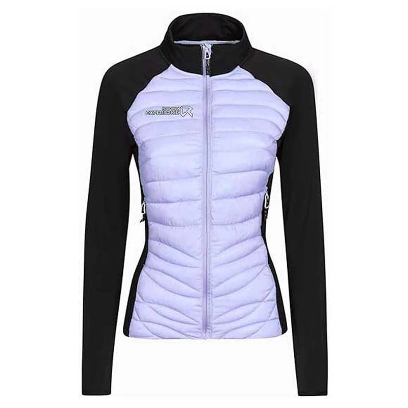 Rock Experience REWJ06001-C788 TEQUILA HYBRID WOMAN JACKET Jacket Women's 2268 BABY LAVENDER+0208 CAVIAR XL