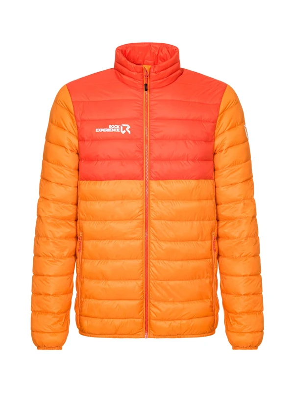 Rock Experience REMJ08832-C954 FORTUNE PADDED MAN JACKET Jacket Men's 0615 PERSIMMON ORANGE+0740 CHERRY TOMATO M