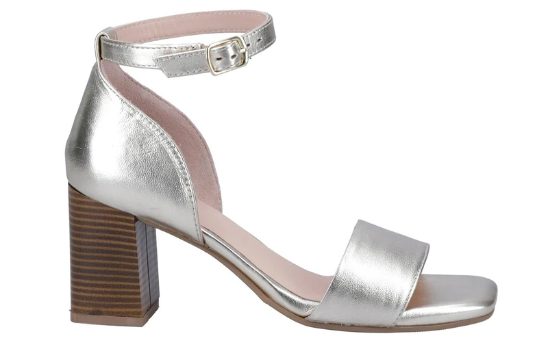 Hush Puppies Female Kelsey Heeled Sandal, Gold, 6