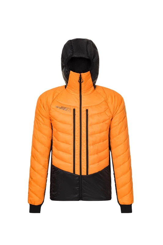 Rock Experience REMJ09981-C950 KAVICK PADDED MAN JACKET Jacket Men's 0615 PERSIMMON ORANGE+0208 CAVIAR L