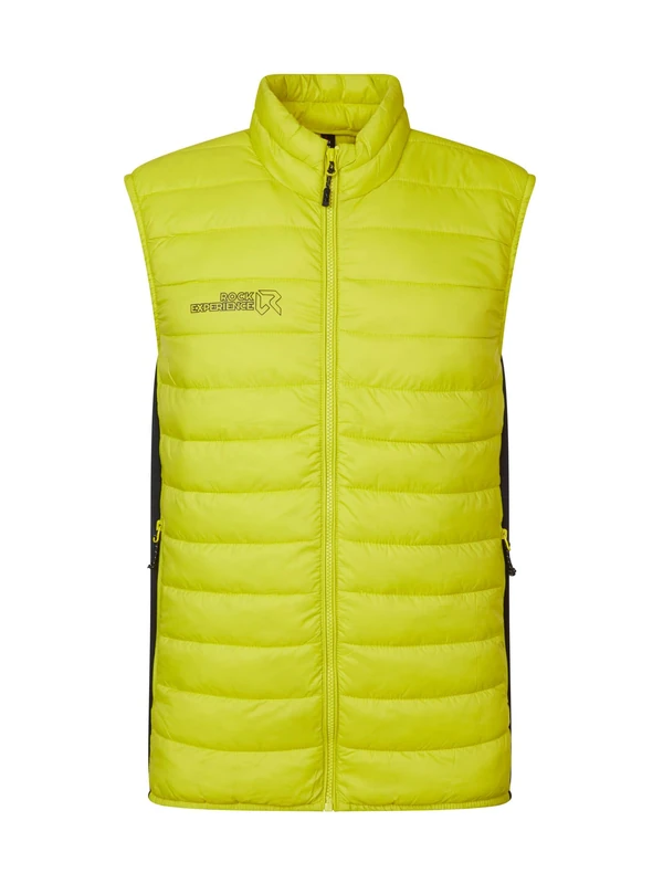 Rock Experience REMV01451-C514 FORTUNE HYBRID MAN VEST Jacket Men's 1809 SULPHUR SPRING+0208 CAVIAR L
