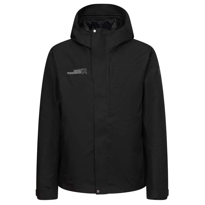 Rock Experience REMJ11201-0208 FAIRBANKS MAN JACKET Jacket Men's CAVIAR 3XL - Image 1