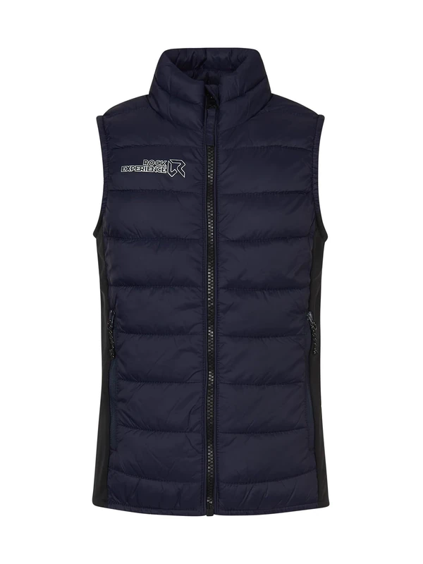 Rock Experience REJV00101-C261 FORTUNE HYBRID JUNIOR VEST Jacket Unisex 1330 BLUE NIGHTS+0208 CAVIAR 12/152