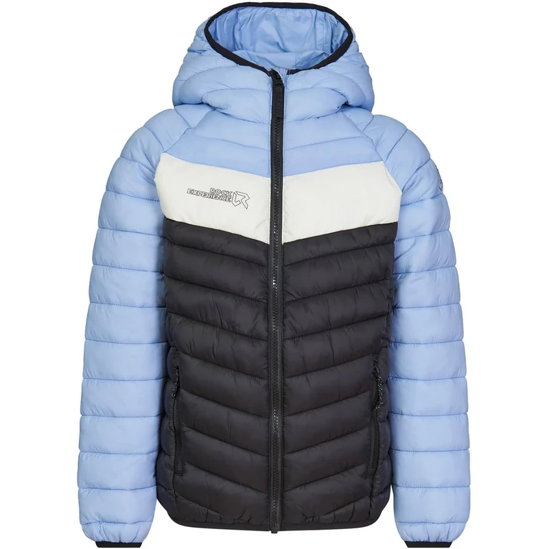 Rock Experience REJJ01241-X0033 TANANA PADDED JUNIOR JACKET Jacket Unisex 2268 BABY LAVENDER+0208 CAVIAR+0006 MARSHMALLOW 10/140