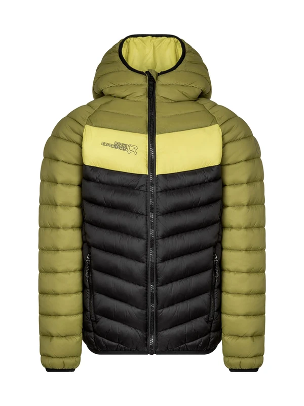 Rock Experience REJJ01241-X0034 TANANA PADDED JUNIOR JACKET Jacket Unisex 2293 CARDAMOM SEED+0208 CAVIAR+1809 SULPHUR SPRIN 4/104