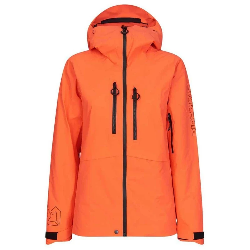 Rock Experience REWJ06701-Z431 FANATIC PADDED WOMAN JACKET Jacket Women's 2151 FIERY CORAL+0208 CAVIAR L