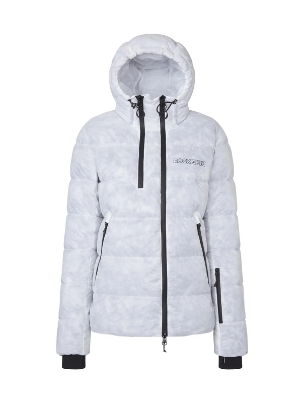 Rock Experience REWJ06991-Z269 GOLDSTREAM PADDED WOMAN JACKET Jacket Women's 0006 MARSHMALLOW + 0208 CAVIAR L - Image 1