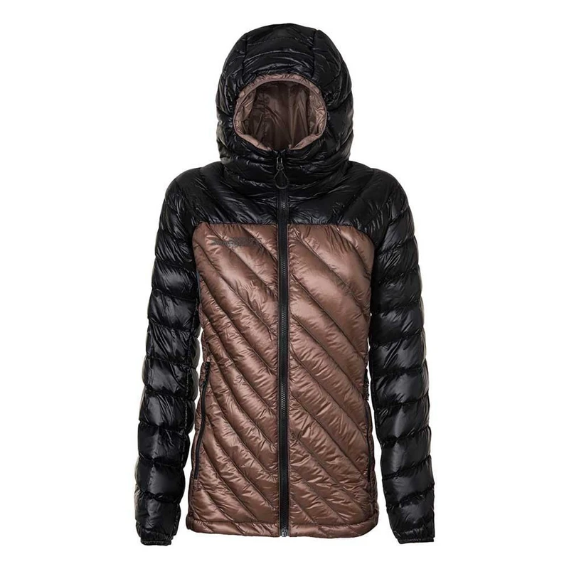 Rock Experience REWJ06751-C951 ZYLAND DOWN WOMAN JACKET Jacket Women's 0274 DEEP TAUPE+0208 CAVIAR L