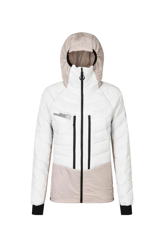 Rock Experience REWJ06051-C963 KAVICK PADDED WOMAN JACKET Jacket Women's 0006 MARSHMALLOW+0129 CHATEAU GRAY S