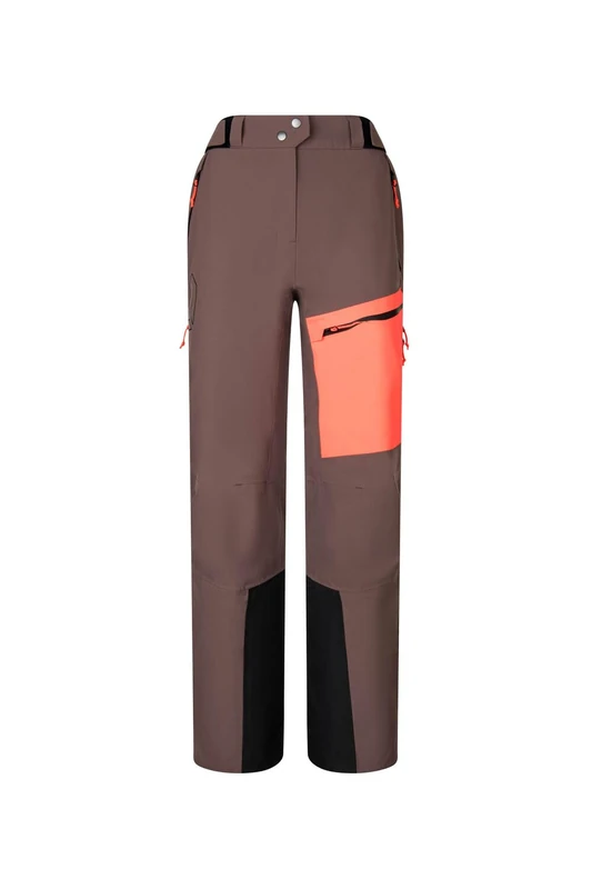 Rock Experience REWP04661-C975 ROCKMANTIC Woman Pant Pants Women's 0274 DEEP Taupe+2151 Fiery Coral M
