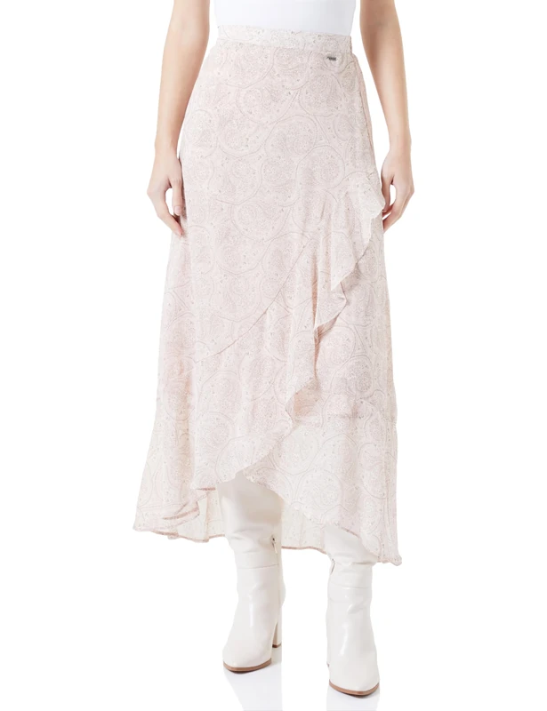 baradello Women's Skirt, Pink Multi-Coloured, S