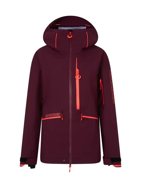 Rock Experience REWJ06691-Z437 ROCKMANTIC WOMAN JACKET Jacket Women's 1013 WINDSOR WINE+2151 FIERY CORAL S