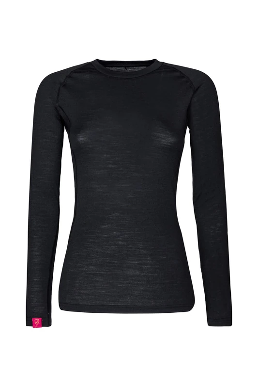 Rock Experience REWT01691-0208 Makani 2.0 LS Woman T-Shirt T-Shirt Women's Caviar XXL