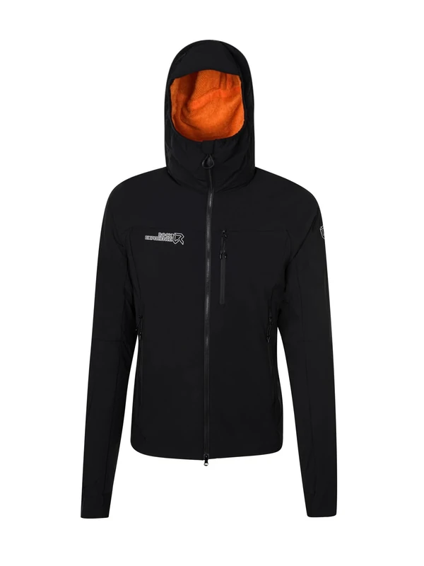 Rock Experience REMJ11511-L135 IMPETUS 2.0 MAN JACKET Jacket Men's 0208 CAVIAR+0615 PERSIMMON ORANGE M