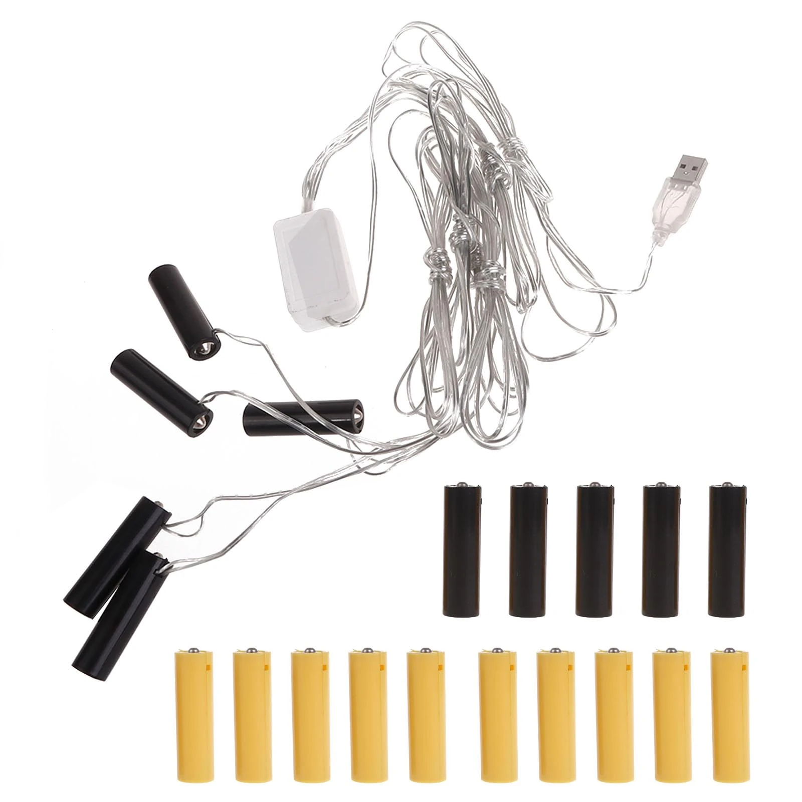 Angelluck AA Battery Eliminator 4.5V and 3V, Transformer Accessory For Electronic Candles Electric Toys and Lights (5)