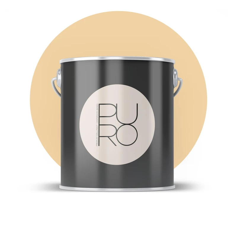 Livingwalls PURO Premium Wall Paint c8010 - Painter's Paint with Very High Coverage - Matte High-Quality Interior Paint in Beige - 2.5 L