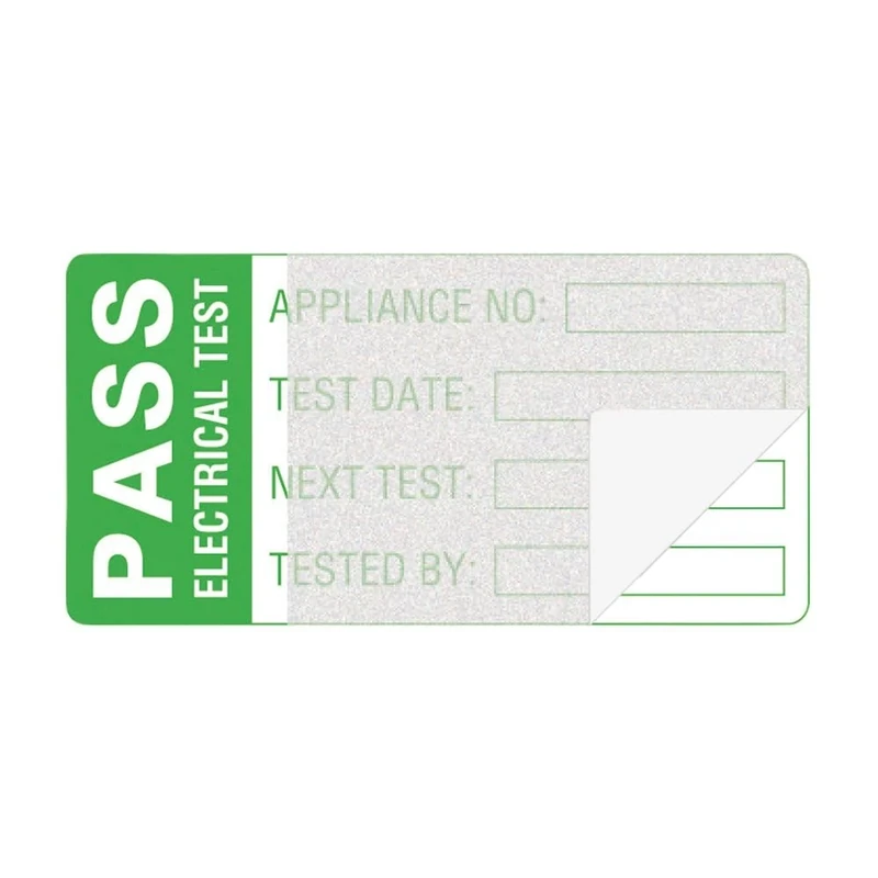 Martindale MS1 Roll of 500 Pass Labels for Harsh Environments, 60 mm x 30 mm Size